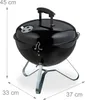 Relaxdays Kugelgrill, tragbar, Ø 37 cm, Picknickgrill für Produktbild-Vorschau 4
