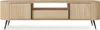 TV-Lowboard LOVI 196 cm Eiche Cremona Riffelfront Produktbild-Vorschau 2