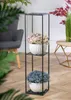 Howhomely Flower Stool Metal Black 100 cm - kvìtinový Náhled obrázku produktu 4