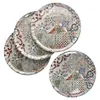 4x pizza talíř Alcazar Ø33cm 4 osoby XL talíř dlaždicový Náhled obrázku produktu 1