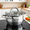 Vilde | Garnek na indukcję 1 L z szklaną pokrywką - Stal Podgląd zdjęcia produktu 2