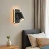 Rohrring-Wandleuchte, schwarz, 1xGU10 + LED 6W Produktbild-Vorschau 3