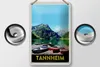 Blechschild Reise 12x18cm Tannheim Österreich Natur Produktbild-Vorschau 2