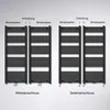 Diagrams illustrating two different connection types for a radiator. Produktbild-Vorschau