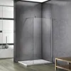 A modern bathroom with a walk-in shower. Produktbild-Vorschau
