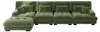 Chenille-Cloud-Sofa L-Form, modulares Schlafsofa mit Produktbild-Vorschau 6