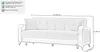 Schlafsofa Schlafcouch anthrazit 220 cm mit Bettkasten - Produktbild-Vorschau 3