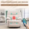 HOMCOM Relaxsessel mit Massagefunktion Fernsehsessel mit Produktbild-Vorschau 4