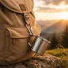 6 Camping Becher Stahl Campingbecher Kaffebecher Espresso Produktbild-Vorschau 7