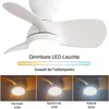 Sofucor Kleinventilator mit Licht, Fernbedienung, DC, 58cm, Produktbild-Vorschau 5