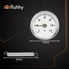 Ronde bimetaal contactthermometer voor leidingen tot 120 °C Productafbeelding-voorbeeld 2
