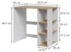 Waschmaschinenschrank Vicco Viktor Weiß/Artisan-Eiche 93.6 Produktbild-Vorschau 2
