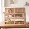 PawHut Hamsterkooi van hout, 3 verdiepingen, knaagdierkooi Productafbeelding-voorbeeld 9