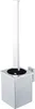 Haceka Edge Toiletborstelset 9,3x12,6x38,0 cm Chroom Produktbild-Vorschau 1