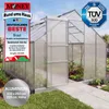 BRAST Gewächshaus Aluminium mit Fundament | 430x250x205cm | Produktbild-Vorschau 1