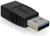 DeLOCK USB 3.0-A Adapter USB-A Schwarz Náhľad obrázku produktu 3