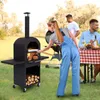 KOMFOTTEU Pizzaofen Outdoor mit 2 Schichten, tragbarer Produktbild-Vorschau 6
