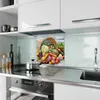 Küchenrückwand Spritzschutz Glas mit Motiv Erntekorb Gemüse Produktbild-Vorschau 2