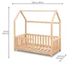 Buxibo kinderbed – houten peuterbed – huisbed – 60x120 cm Productafbeelding-voorbeeld 8