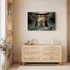 Italienischer Leinwand Leinwandbild - Buddha Smile (1 Part) Produktbild-Vorschau 3