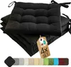 Sitzkissen Stuhlkissen Indoor & Outdoor 4er Set 40x40 cm - Produktbild-Vorschau 1
