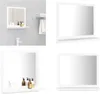 vidaXL Koupelnové zrcadlo bílé 40x10,5x37 cm Materiál na Náhled obrázku produktu 1