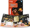 An open interactive book with a pen, showing a scene with bears and other characters. Náhled obrázku produktu