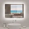 Badspiegel mit LED Beleuchtung 100x70cm 3 Lichtfarbe Produktbild-Vorschau 1