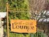 Edelrost Spruchschild Grill+Chill Lounge, inkl. Ampelhalter Produktbild-Vorschau 2