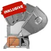 Strandkorb-Set - bene living - Schaalsee Teak - PE grau - Produktbild-Vorschau 10
