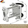 Sonnenschirmhalter aus Edelstahl für Balkongeländer rund Produktbild-Vorschau 3