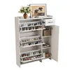 Merax Schuhschrank mit 3 Klappen, Schublade und Produktbild-Vorschau 9