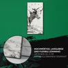 Dekor Leinwand Uhr Wandbilder Geräuschlos 30x60 Zeichnung Produktbild-Vorschau 5