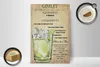 Holzschild Alkohol 20x30cm Gimlet Equipment ingredients Produktbild-Vorschau 3