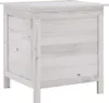 vidaXL Záhradná truhlica biela 50x49x56,5 cm Masívne Náhľad obrázku produktu 1