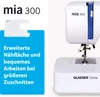 Nähmaschine easy GLAESER® home mia 300 inkl. Anschiebetisch Produktbild-Vorschau 2