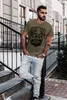 Biker Herren T-Shirt Easy Rider - Born To Ride Slim Fit Produktbild-Vorschau 3