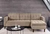 riess-ambiente Retro Ecksofa STOCKHOLM 220cm hellbraun Cord Produktbild-Vorschau 16