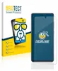 A product packaging box and a screen protector for a smartphone. Produktbild-Vorschau