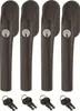 Abus FG300 abschließbarer Fenstergriff braun, im Set 4 Produktbild-Vorschau 1