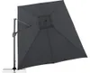 Ampelschirm Grossschirm Doppler Life 300 x 400 cm anthrazit Produktbild-Vorschau 8