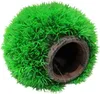 Flamingo Aquariumpflanze Moosball mit Höhle Produktbild-Vorschau 2
