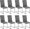 tectake® Set Schwingstuhl Bettina gepolstert mit Produktbild-Vorschau 1