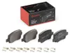 Bremsbelagsatz Scheibenbremse 16 mm BREMBO für u.a. KIA Produktbild-Vorschau 1