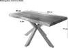 Esstisch Baumkante massiv Akazie natur 140 x 80 Produktbild-Vorschau 5
