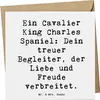 Mr. & Mrs. Panda Klappkarte Spruch Cavalier King Charles Produktbild-Vorschau 1