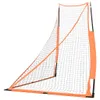 Baseball-Netz Tragbar Orange Schwarz 183x182x183 cm Stahl Produktbild-Vorschau 4