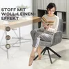 HOMCOM Sessel Drehbar Loungesessel mit Armlehne, Produktbild-Vorschau 6