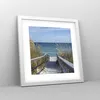 Gerahmtes Poster - Weißer Rahmen - Strand Düne Strecke - Produktbild-Vorschau 8