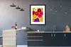 MuchoWow® Gerahmtes Poster Malerei von Blumen in einer Vase Produktbild-Vorschau 5